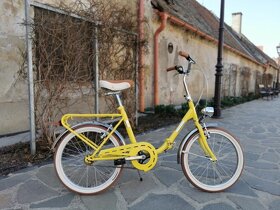 Predám skladací bicykel Camping 20 žltý - 6