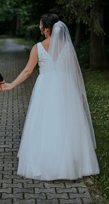 Svadobné šaty 100€ - 6