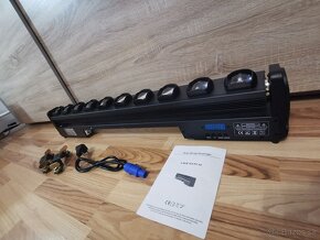 2ks rotačný led BAR beam 250W s Taškou - 6