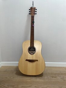 LAG Tramontane T70D Natural Satin Akustická Gitara - 6