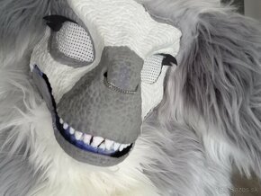 Dino maska,furry,fursuit - 6