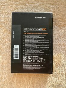 Samsung 870 EVO 4 TB, SATA III 2.5 SSD, čisto nový - 6