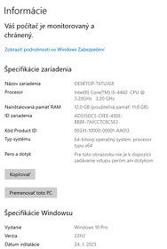 PC zostava i5 4460, 12GB RAM, SSD 256GB - 6