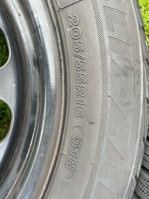 Plechové disky 5x112 R16 so zimnými pneumatikami VW group - 6