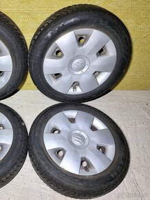 Suzuki swift 185/60r15 zimné pneumatiky na diskoch - 6