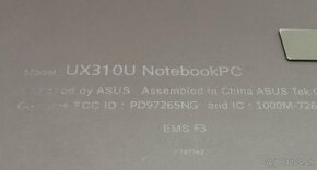 Predám Asus UX 310UA 4GB i3 - funkčný - zlomené pánty - 6