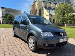 Volkswagen Caddy MAXI 1.9TDI  77kw  7 miestne klima tempomat - 6