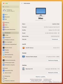 iMac 27” Mid 2017 5K, 32 GB RAM, 1TB NVMe Flash HD, klávesni - 6
