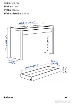 Kozmetický stolík IKEA - 6