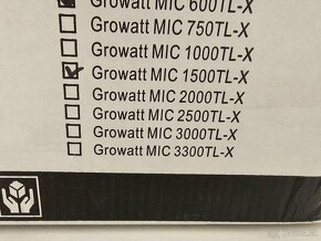 Growatt MIC-1500, panely 3x 235W, Rozvodna skrinka IP65 - 6