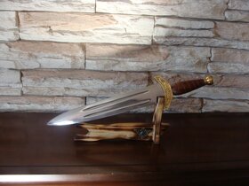 Keltský krátky meč,Vikingská oceľová dýka - 6
