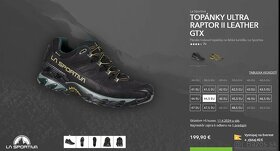 La Sportiva Ultra Raptor II Leather GTX veľ. 44,5 EU - 6