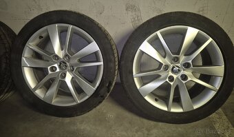 SKODA TRIUS 5x112 R17 + 225/45 LETNE PNEUMATIKY - 6