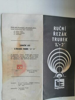 Ručný rezák trubiek - 6