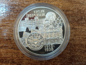 Erste Republik 1995 PROOF – Strieborná minca Rakúsko - 6