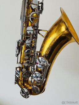 Predám B Tenor Saxofón Super Classic Amati Kraslice- zlatý - - 6