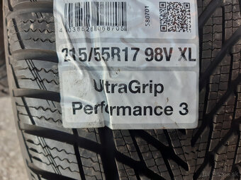 215/55 R17  -nové zimné 2 kusy - 6