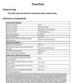 Bosch PowerPack / PowerTube - DIAGNOSTIKA + TEST KAPACITY - 6