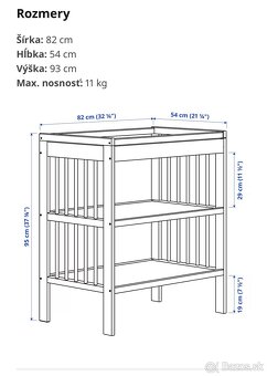 Prebaľovací pult IKEA Gulliver - 6