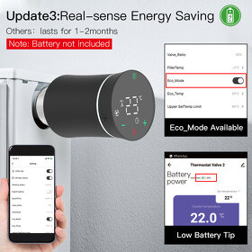 Inteligentny ZigBee termostaticky ventil radiatora - 6