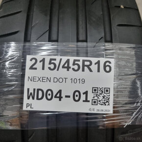 Letné pneumatiky 215/45 R16 NEXEN DOT1019 - 6