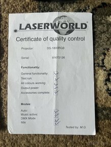 Laserworld DS-1800 RGB - NOVÝ - 6