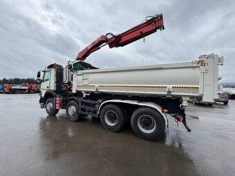 VOLVO FMX Trojstranný sklápač s hydraulickou rukou ,Euro 6 - 6