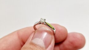 Zasnubny prsteň 0,20ct diamant - 6