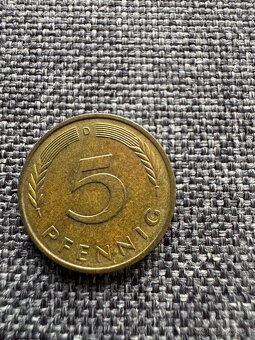 Nemecko - 5 Pfennig 3 ks, 2 Pfennig 2 ks, 1 Pfennig 3 ks - 6