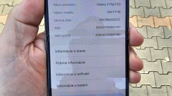 Samsung Galaxy Z Flip 3 - fľaky na lcd, funkčný - 6