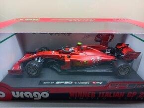 7x F1 FERRARI LECLERC VETTEL SAINZ BURAGO 1:18 - 6