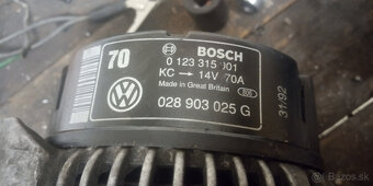 alternátor po repase BOSCH 0123315001 vw skoda seat - 6