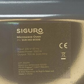 Mikrovlnná rúra Siguro 700 W úplne nová. - 6