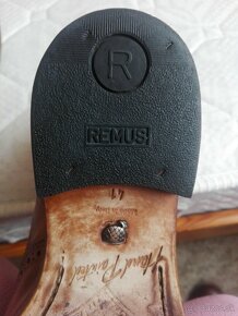 JESENNÉ TOPÁNKY:KOŽENÉ-RUČNE ŠITÉ, ZN.:Remus-Made in ITALY - - 6