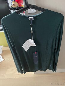 Armani Jeans jumper M zelený tiop originál viskóza - 6