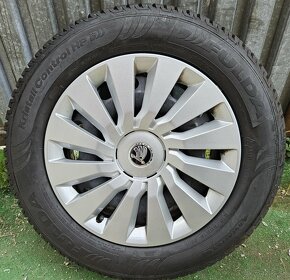 Orig.zimná sada Škoda - 5x112 r16 + 215/60 r16 - 6