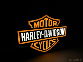 Harley Davidson LED Logo lampa - 6