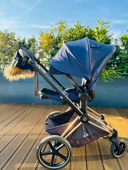 Cybex priam 2019 rose gold, farba Midnight blue - 6