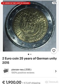 2 Euro minca 25 years of German unity 2015 F - 6