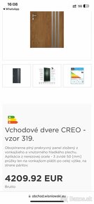 Predám výstavný kus vchodových dverí CREO, za 2590 EUR - 6