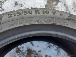 215/50 r18 zimné pneumatiky 2ks Continental DOT2019 - 6