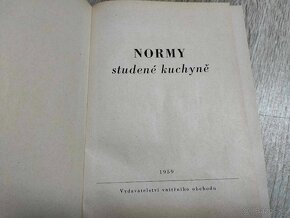 NORMY STUDENÉ KUCHYNĚ--1959--Vydavateľ: Vydavatelství vnitřn - 6