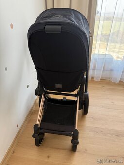 2023 CYBEX E-PRIAM podvozok ROSE GOLD Vanička športová časť - 6