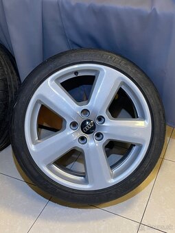 AUDI Alu disky 7.5Jx18H2 ET54,Michelin 225/40 R18+zimné pneu - 6