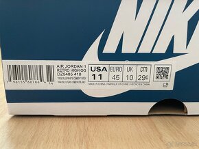 Jordan 1 Retro High OG True Blue 100% originálne nové - 6