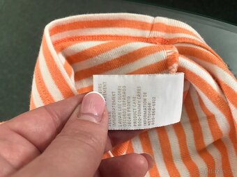 TOMMY HILFIGER originál Orange damske tricko L - 6