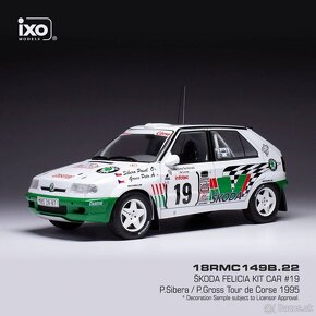 Modely Škoda Rallye 130 a Felicia Kit Car 1:18 IXO - 6