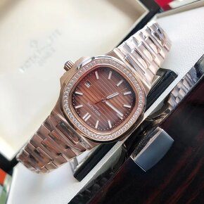 Pánske hodinky Patek Philippe Nautilus Brown Stones - 6