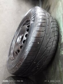 Predám kompletnú sadu kolies 5x112 R15 195/65 R15 4.7mm - 6