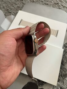 Apple Watch Ultra 49mm Starlight Alpine Loop M - 6